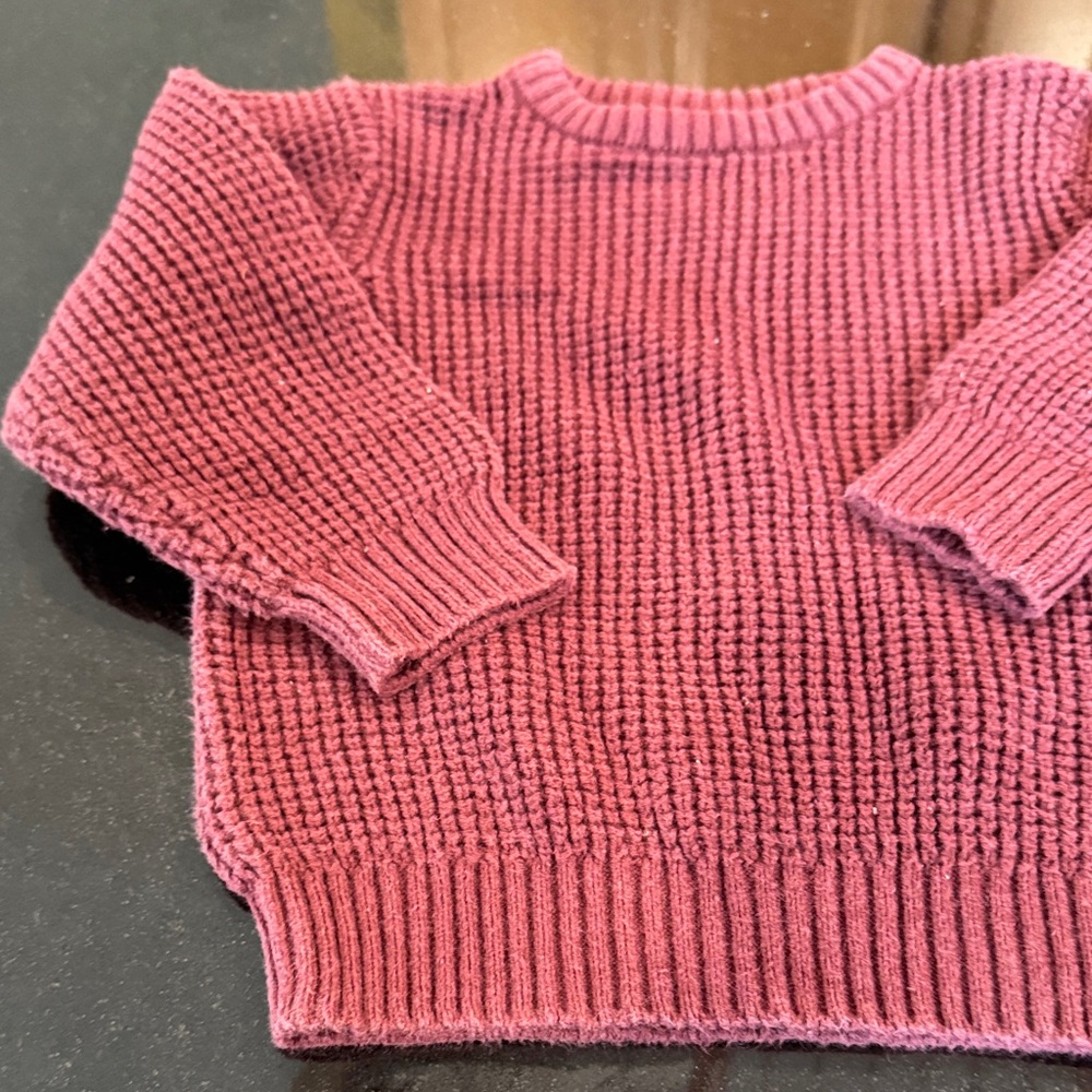 Carters Ribbed Knit Sweater - Picture 3 of 4